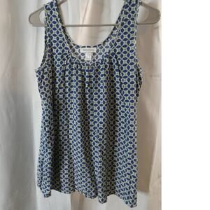 Motherhood Maternity Large Tank Blouse Rayon Lightweight Flowy